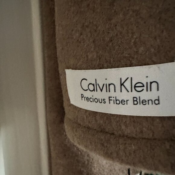 NWT Calvin Klein 62% Wool Coat Size PL - Picture 4 of 8